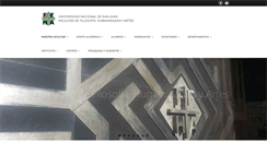 Desktop Screenshot of ffha.unsj.edu.ar