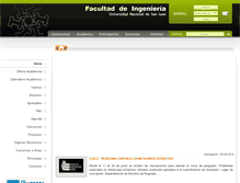 Tablet Screenshot of fi.unsj.edu.ar