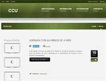 Tablet Screenshot of ccu.unsj.edu.ar