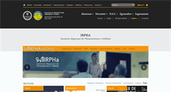 Desktop Screenshot of irpha.unsj.edu.ar