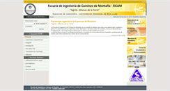 Desktop Screenshot of eicam.unsj.edu.ar
