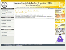 Tablet Screenshot of eicam.unsj.edu.ar