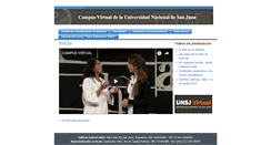 Desktop Screenshot of ead.unsj.edu.ar