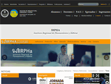 Tablet Screenshot of irpha.faud.unsj.edu.ar