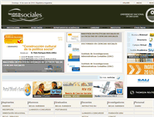 Tablet Screenshot of facso.unsj.edu.ar
