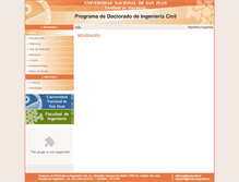 Tablet Screenshot of doctoradocivil.unsj.edu.ar